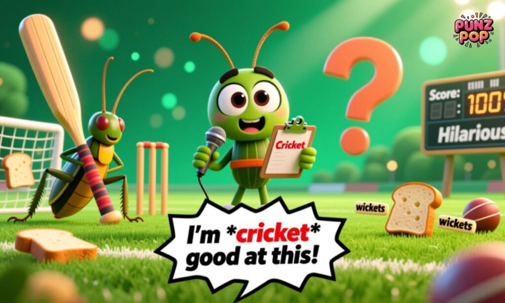 Funny Cricket Puns Captions
