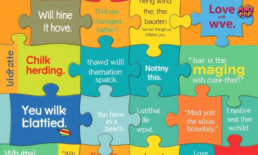 Iconic Sayings with a Puzzle Twist