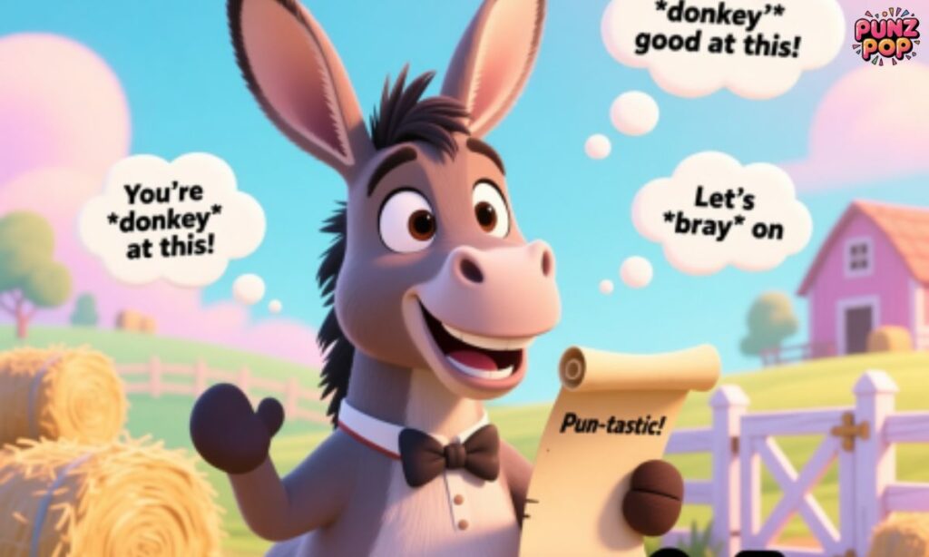 Witty Donkey Puns for Social Media