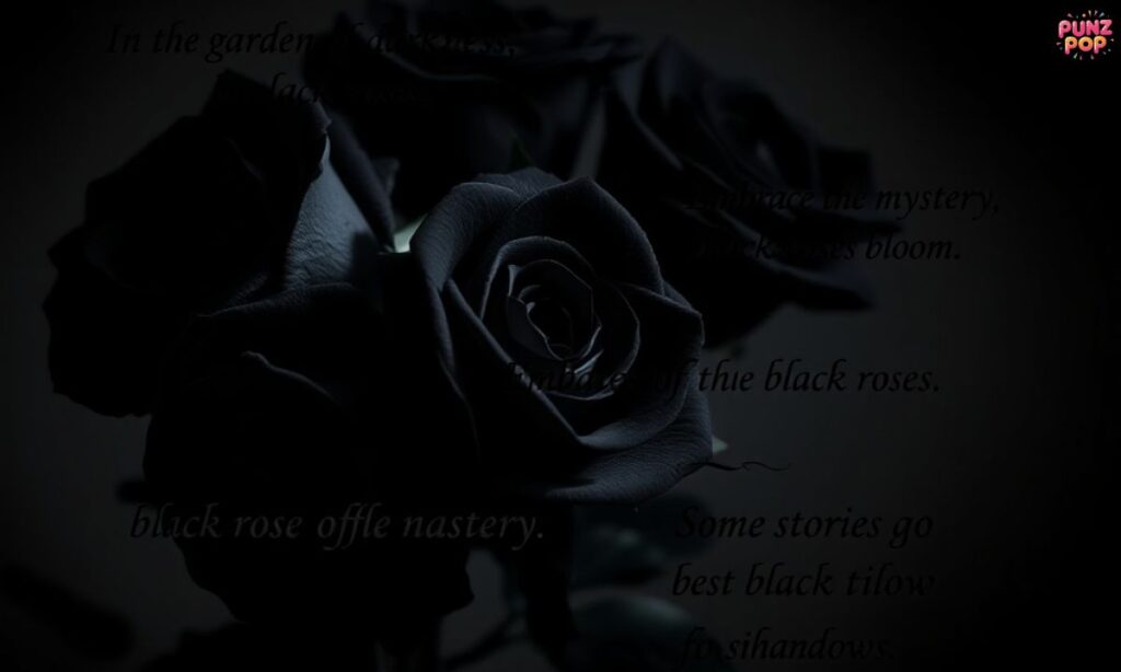 Black Rose Captions for Instagram