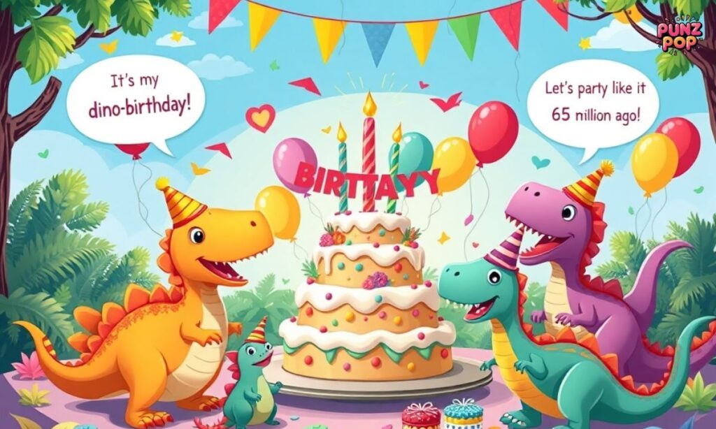 Dino-Mite Birthday Puns to Make Your Day Roar-Some