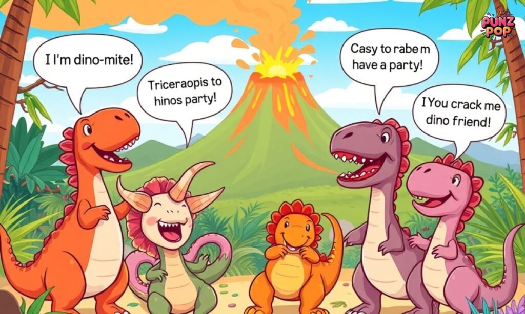 Dino-Mite Dinosaur Puns to Roar About