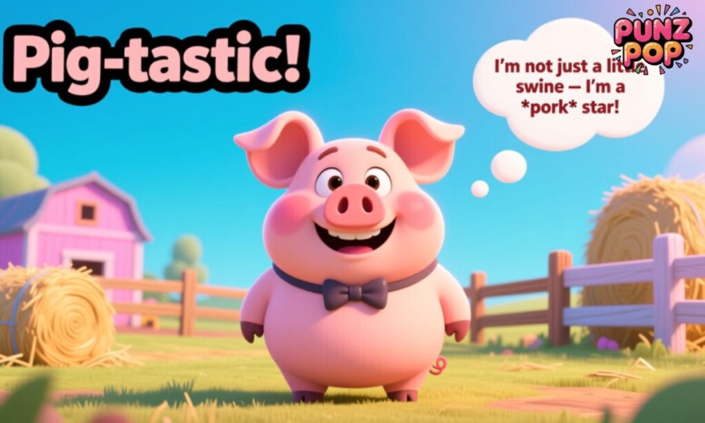  Funny Pig Puns Captions