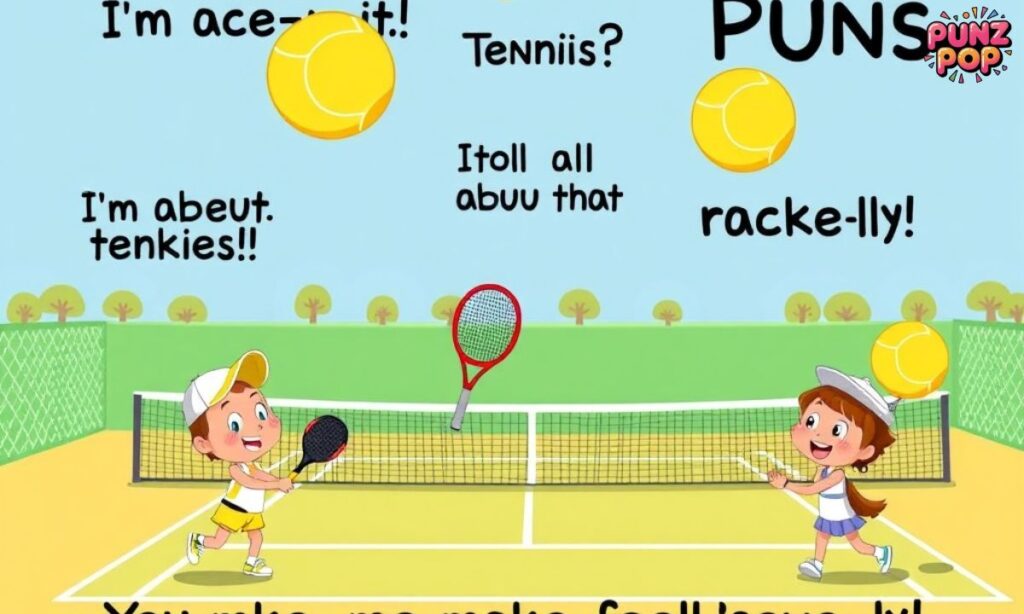 Funny Tennis Puns Captions