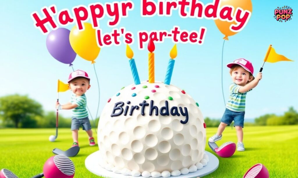_Humour Happy Birthday Golf Funny