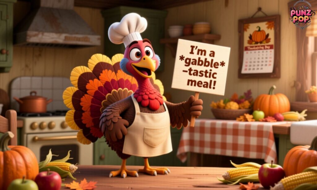 Short Funny Thanksgiving Puns