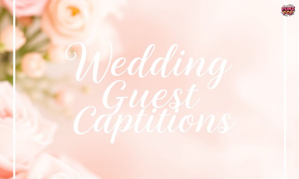 Wedding Guest Captions for Instagram