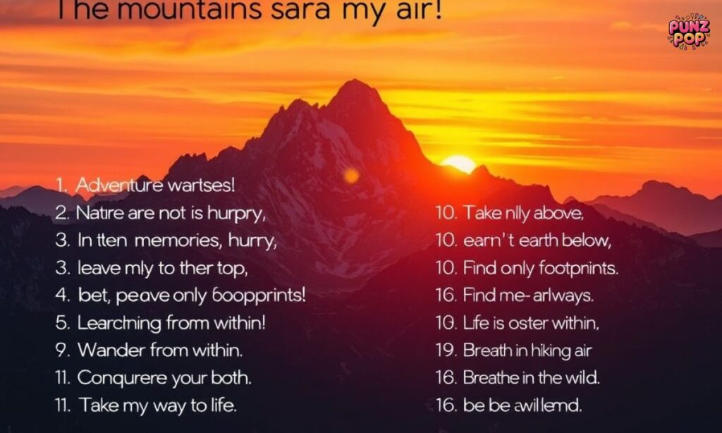 14 Mountain Captions For Instagram