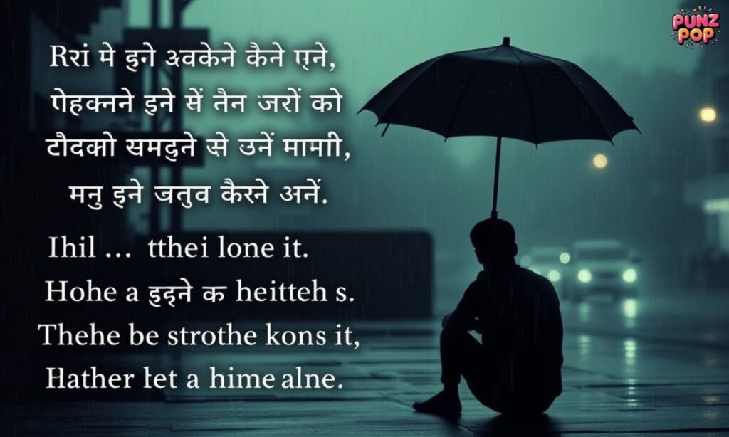 Depressed Sad Alone Quotes in Hindi