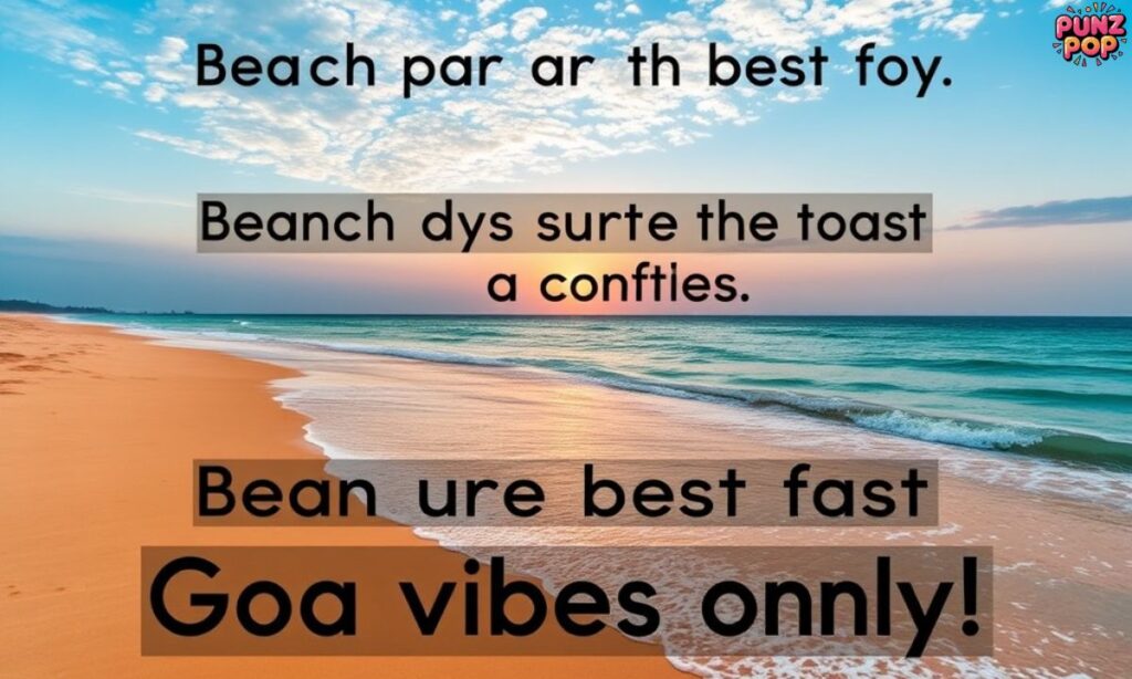 Short Goa Captions for Instagram 