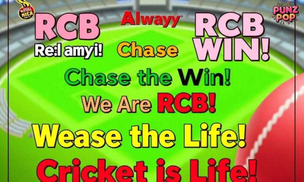 Short RCB Captions to Copy-Paste