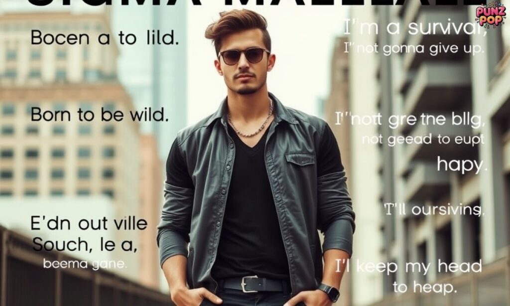 Sigma Male Captions for Instagram with Lyrics