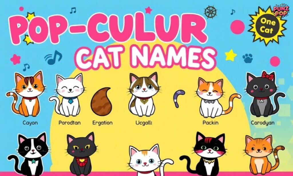 2. Pop Culture Cat Names