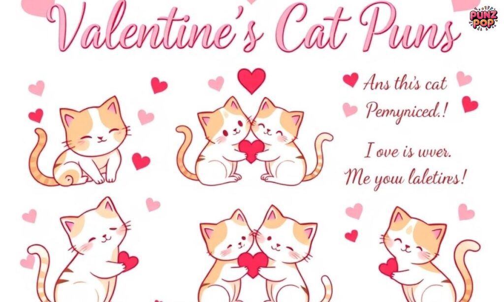 2. Valentine's Cat Puns