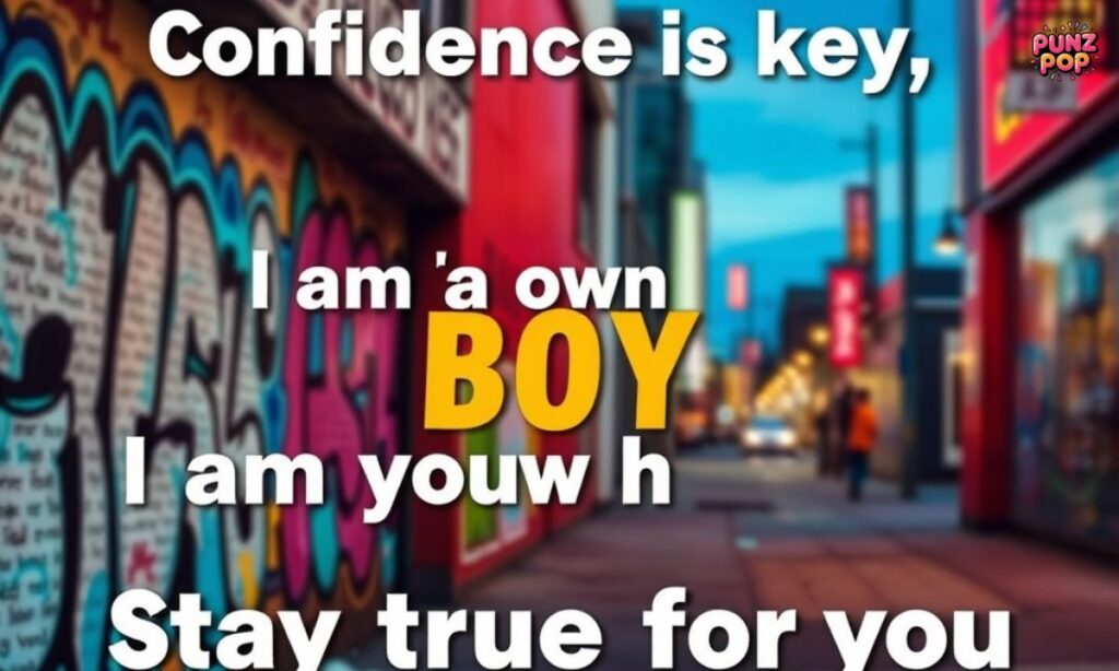21. Confident Boy Captions