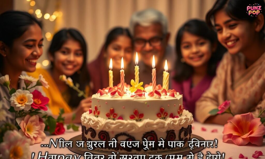 Blessing Birthday Wishes in Marathi
