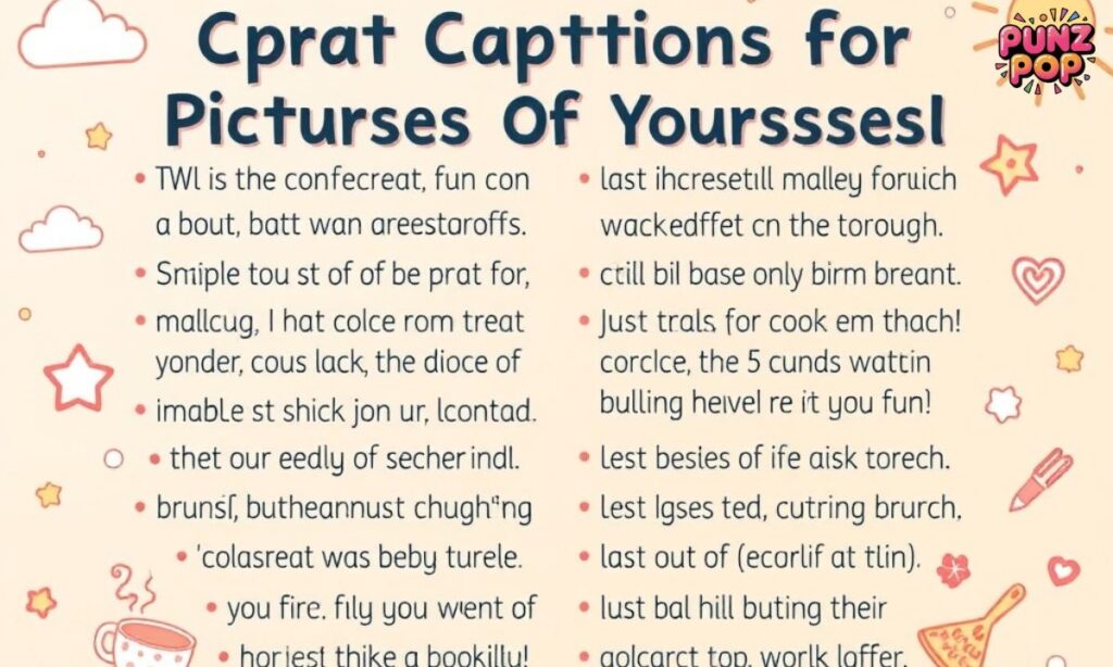 Captions For Pictures Of Yourself On Sunday