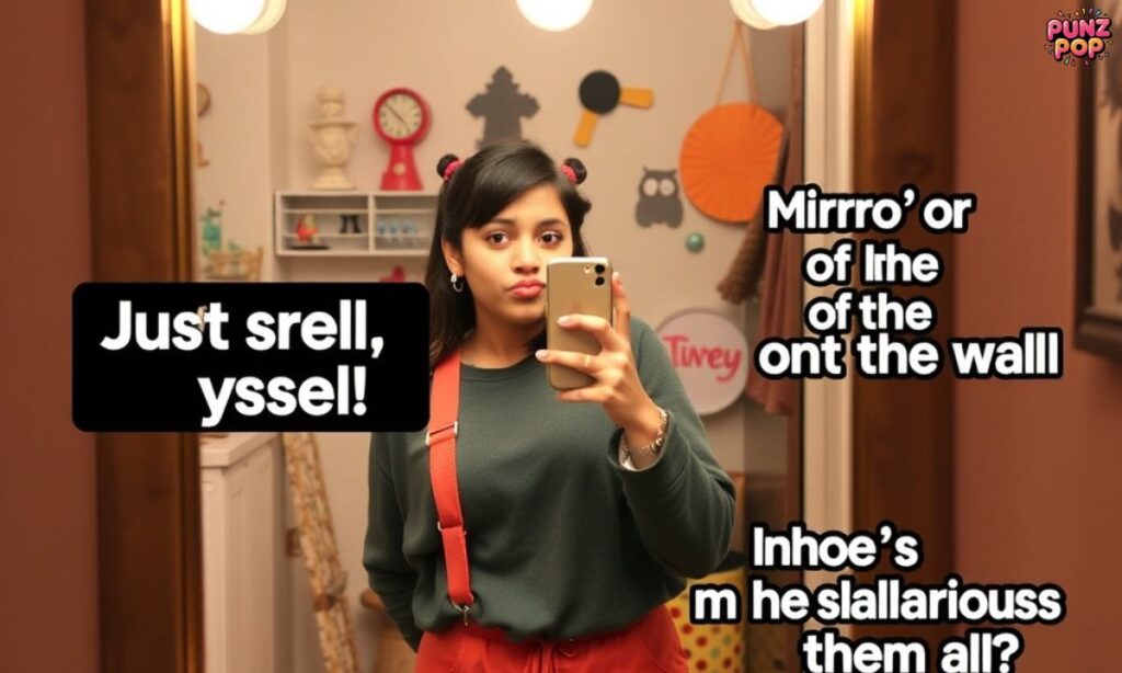 Funny Mirror Selfie Captions