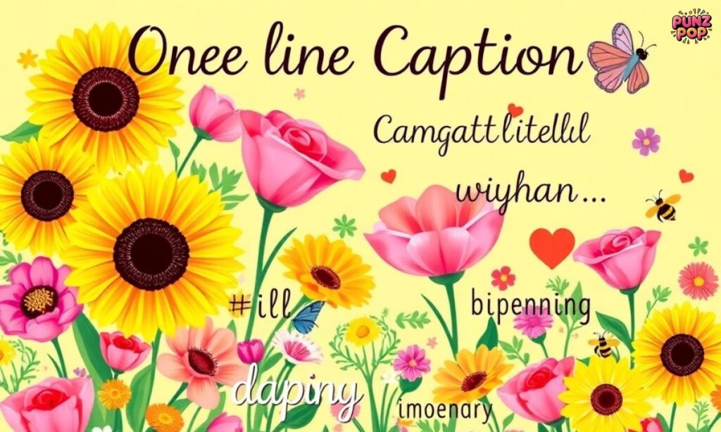 One Line Captions for Flower Posts (1)