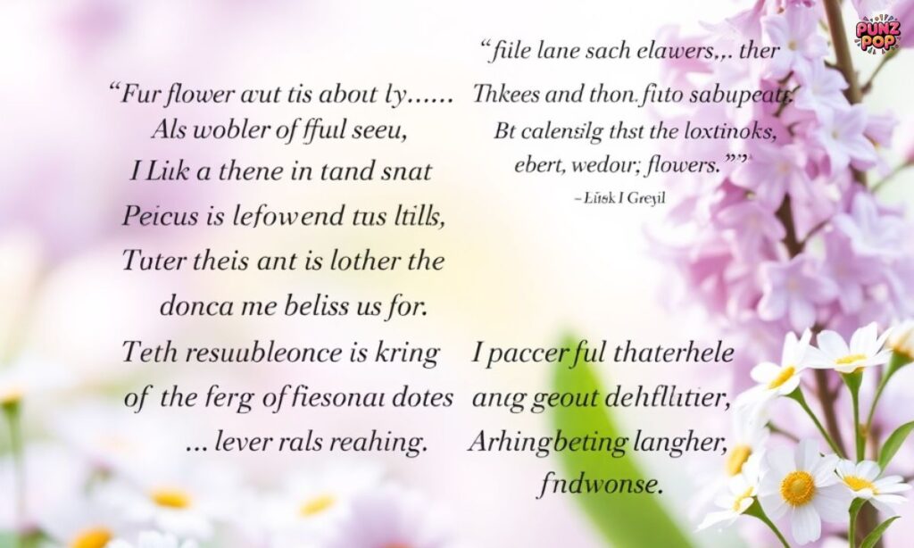 Peaceful Flower Quotes