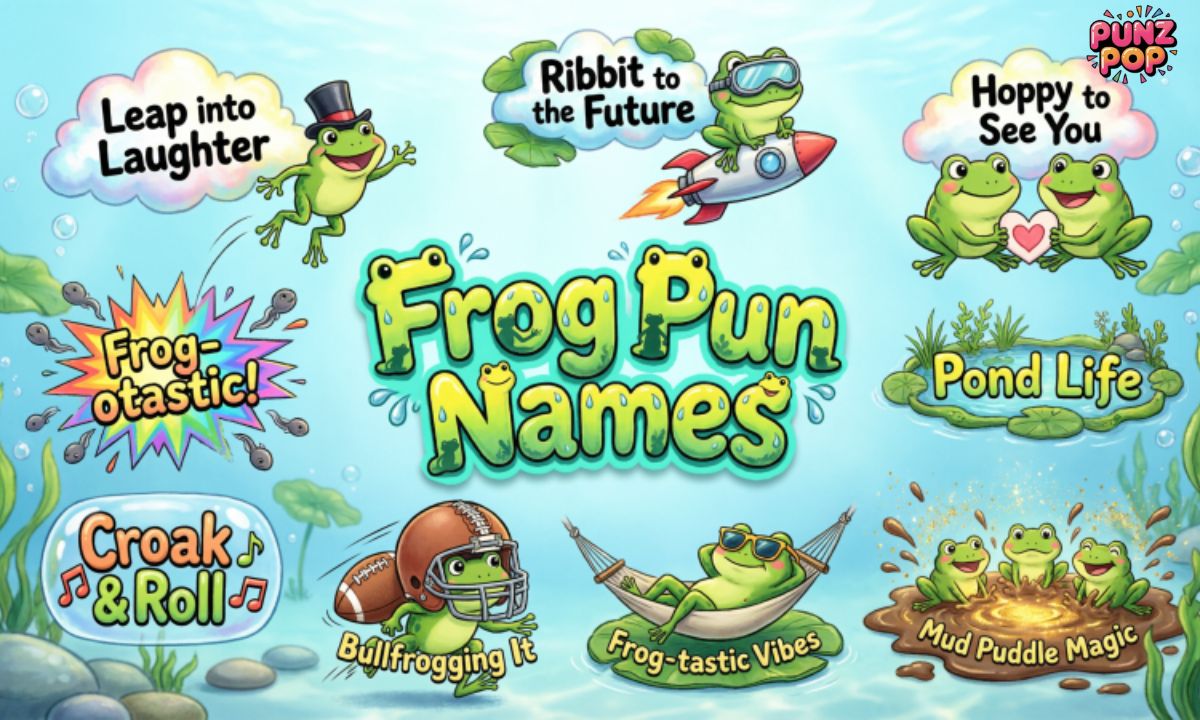 🏷️ Frog Pun Names 