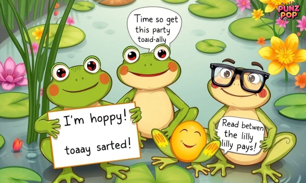 😂 Funny Frog Puns 