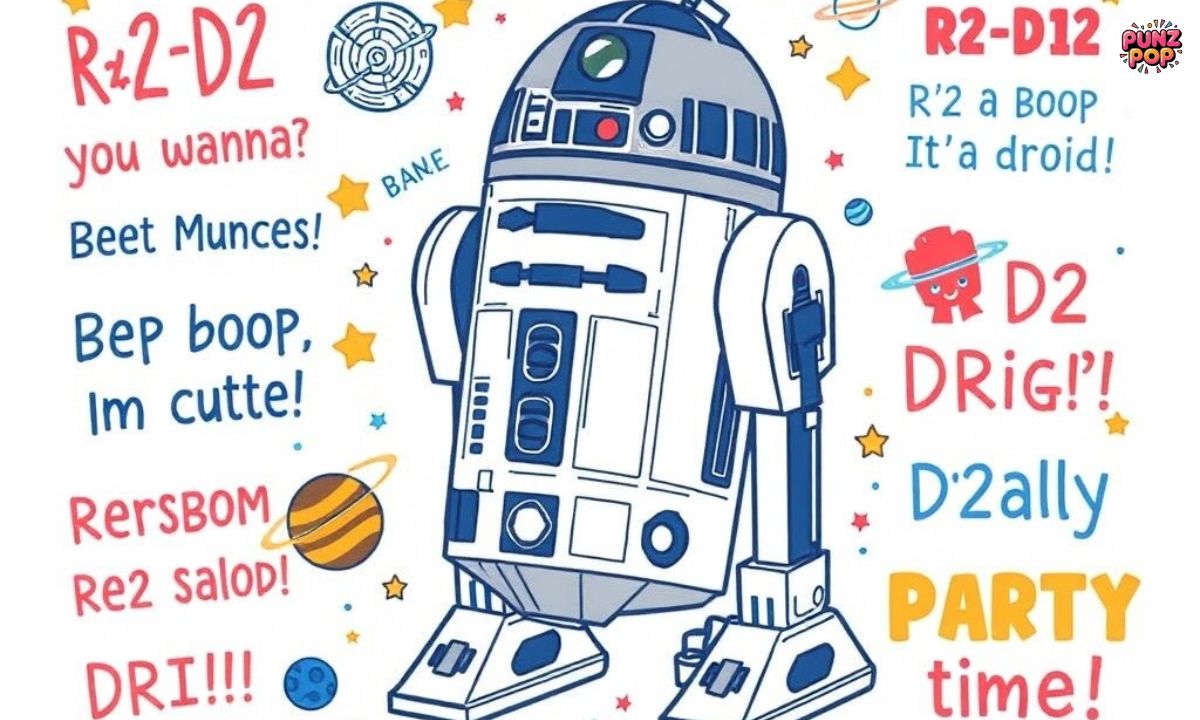 8. R2-D2 Punsacca Puns