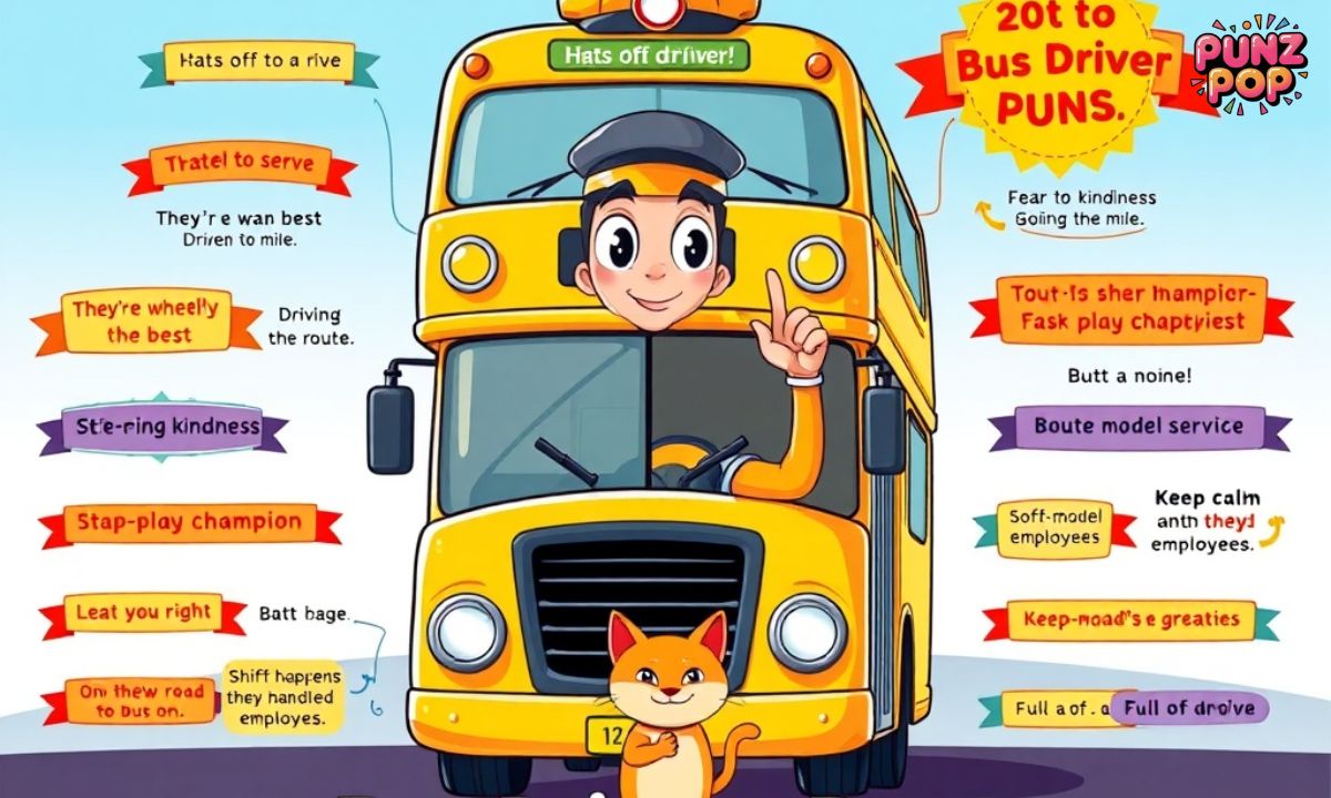 Bus Driver Puns Hats Off to the Drivers