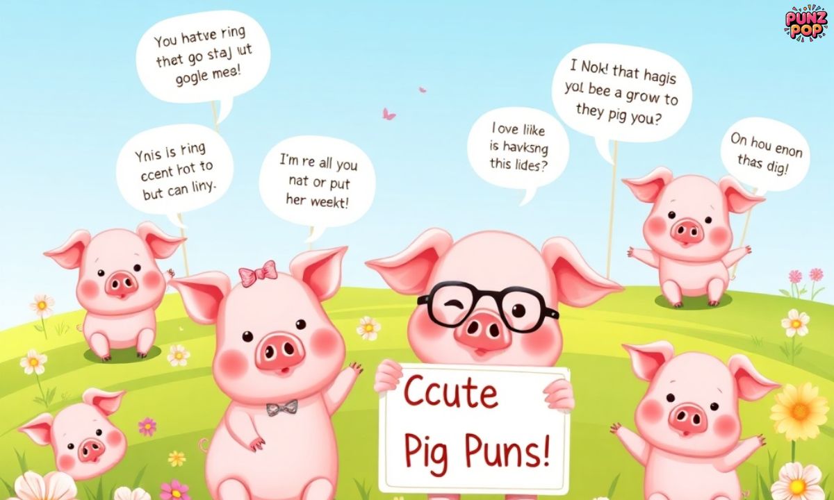 Cute Pig Puns and One-Liners