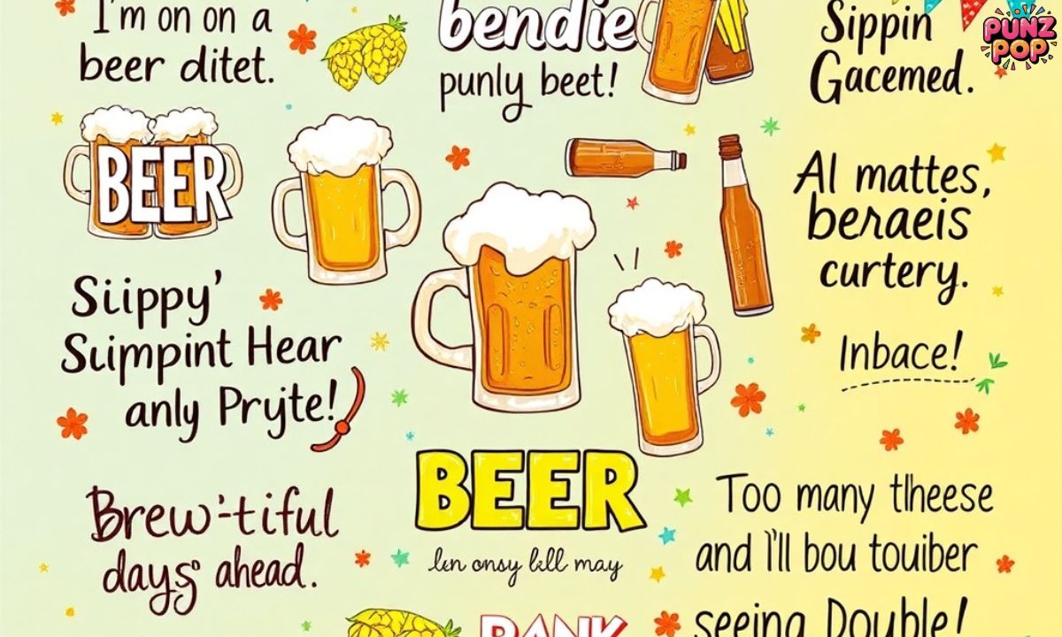 Funny Beer Puns & Beer Instagram Captions