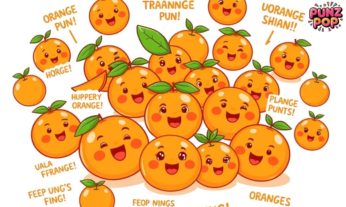 Funny Orange Puns Captions