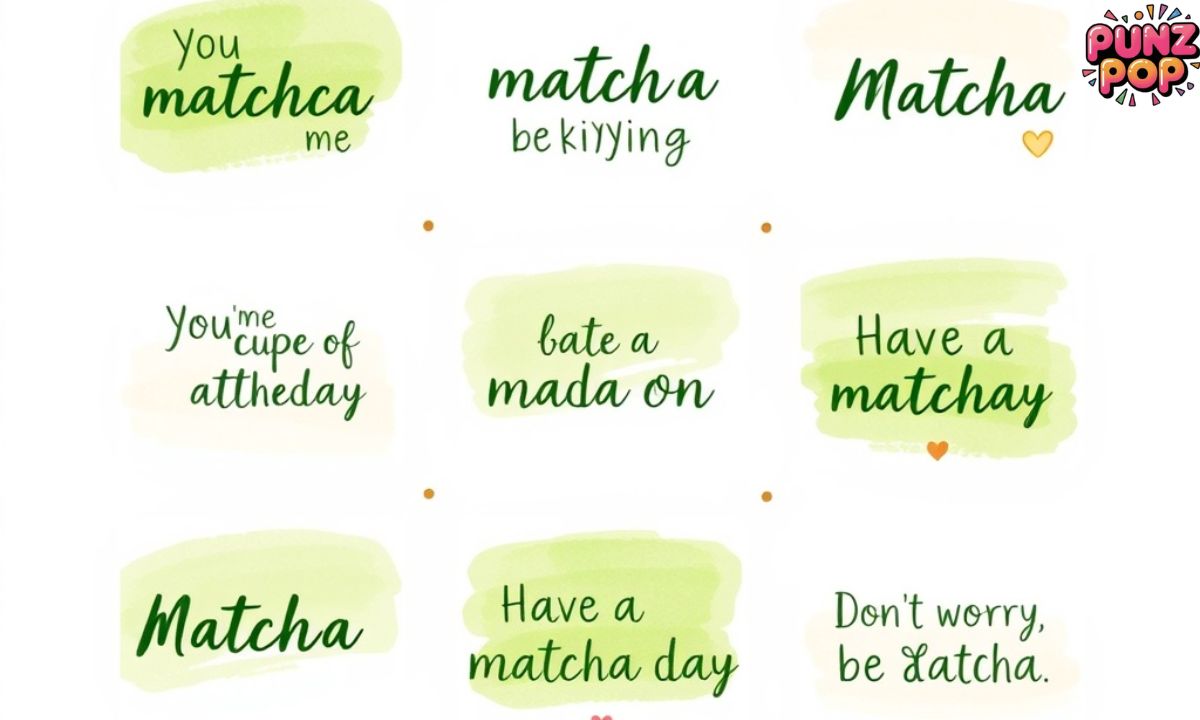 Matcha Puns for Instagram