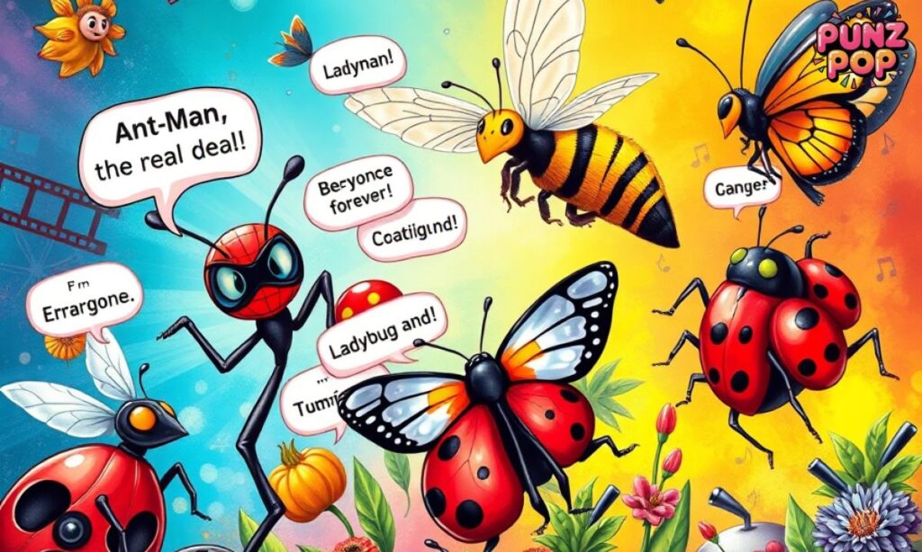 Pop Culture & Media Insect Puns 🎬