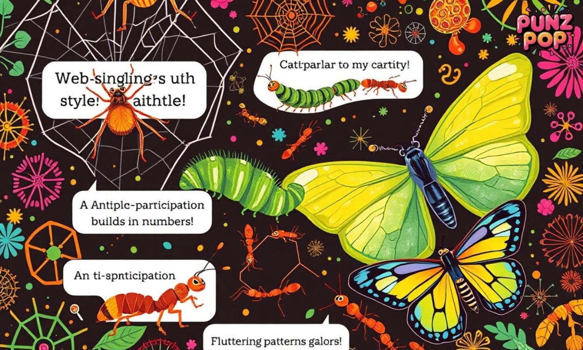 RecursivePatterned Insect Puns 🕸️