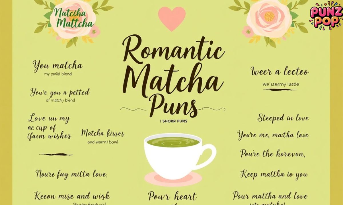 Romantic Matcha Puns