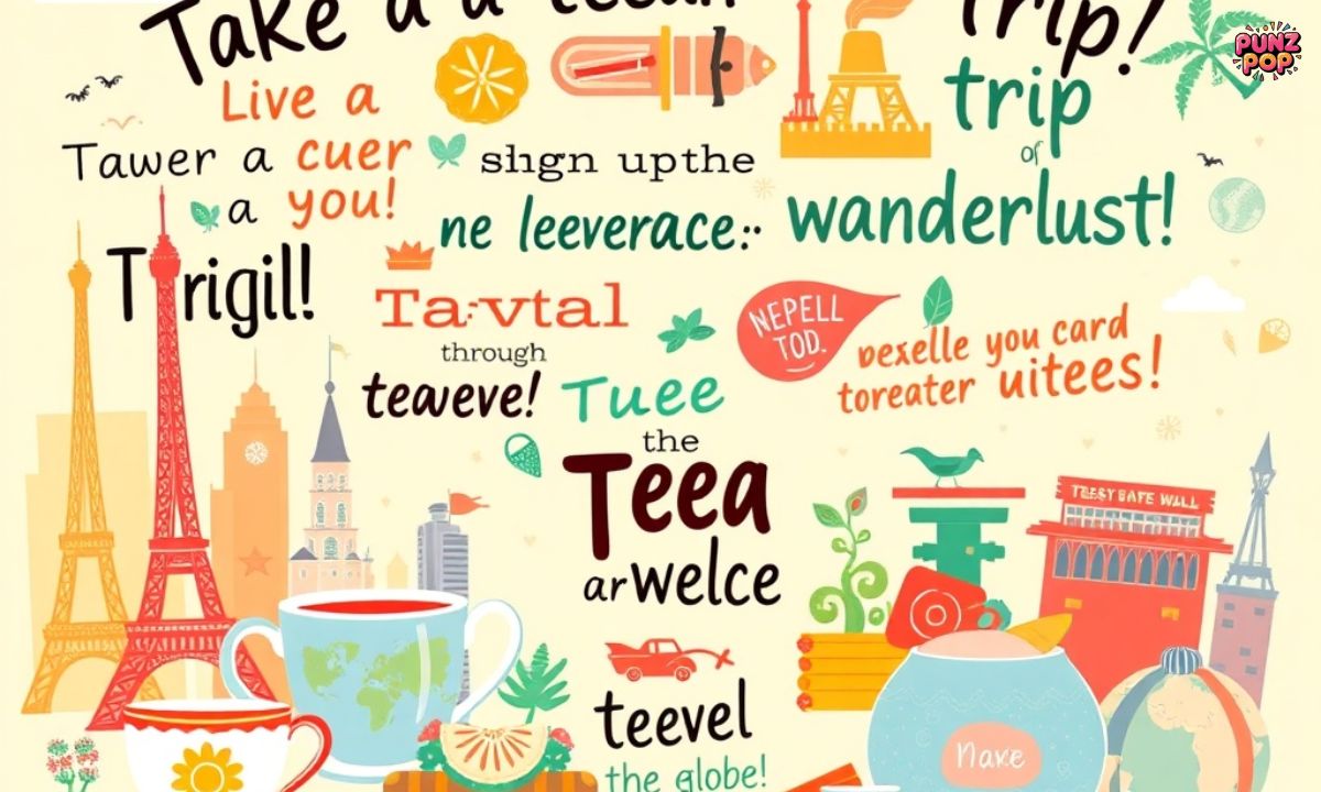 Tea Puns for Tourists and Travelers