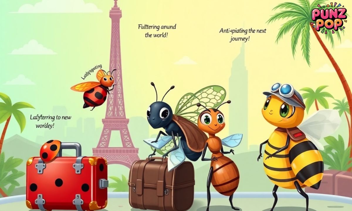 Travel & Adventure Insect Puns 🐞