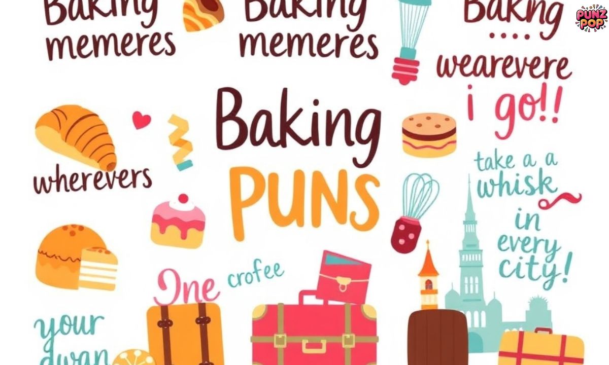 Travel-Friendly Baking Puns for Tourists ✈️