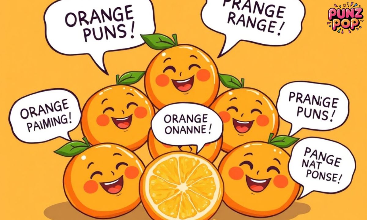 Witty Orange Puns for Social Media