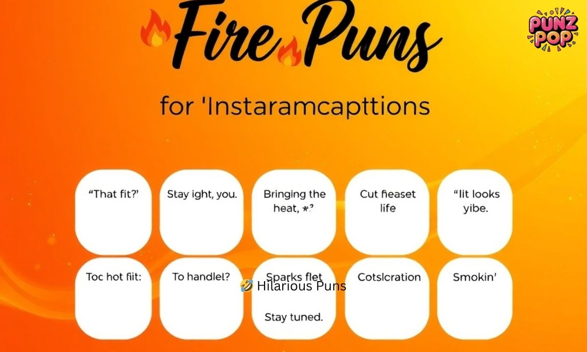 🔥 Fire Puns for Instagram Captions