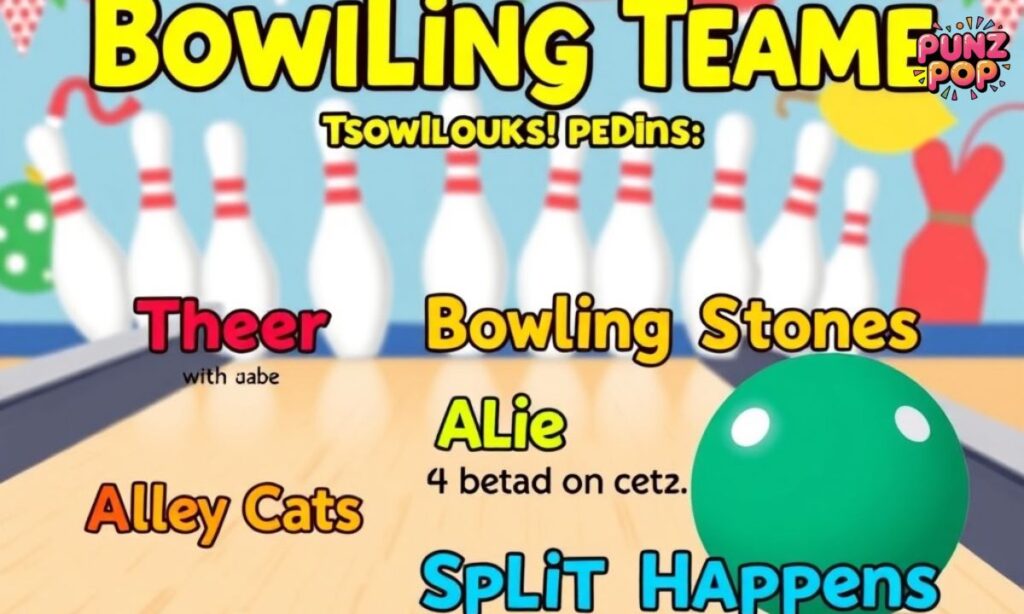 🧠 Clever Bowling Team Name Ideas with Puns