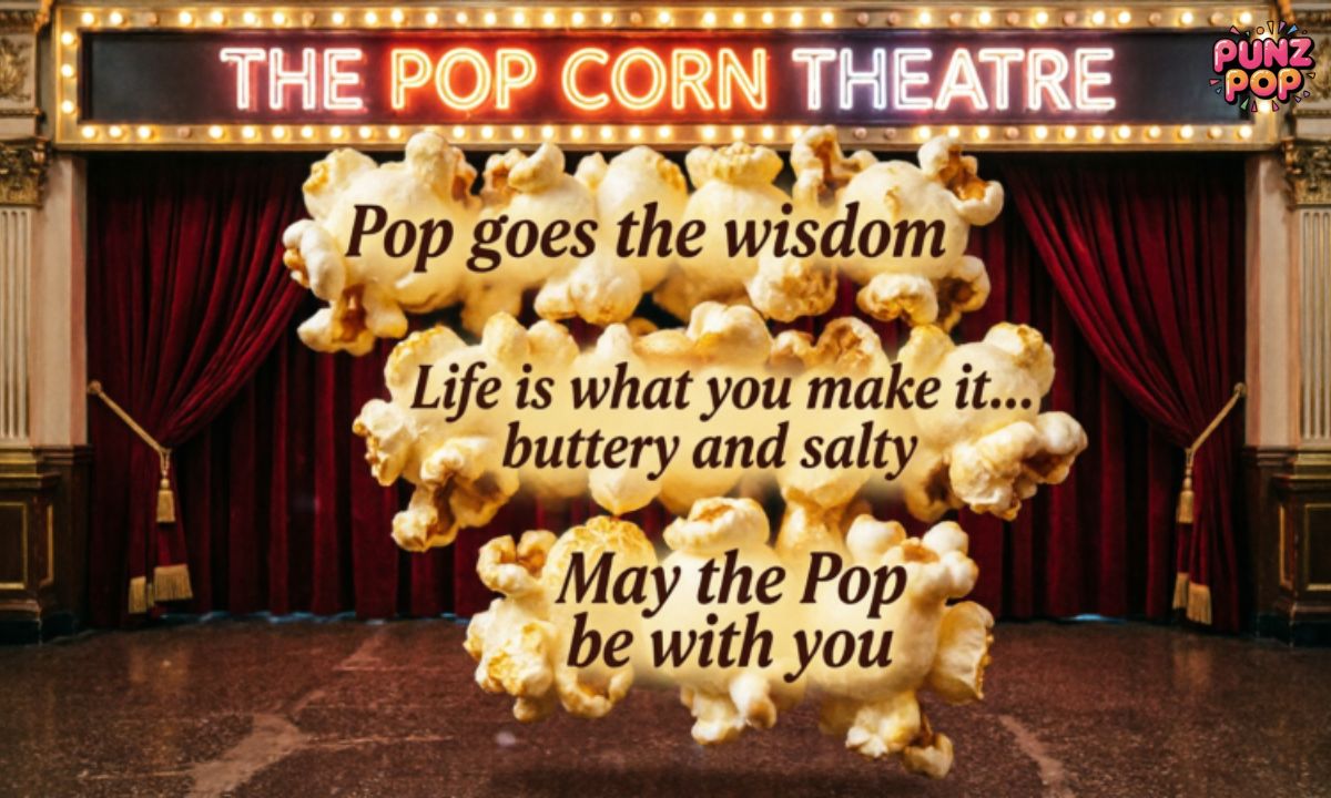 Iconic Sayings with a Popcorn Twist
