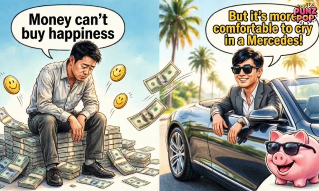 Jokes About Money and Happiness