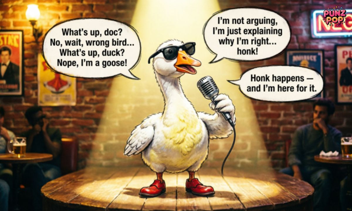 Short Funny Goose Puns (1)