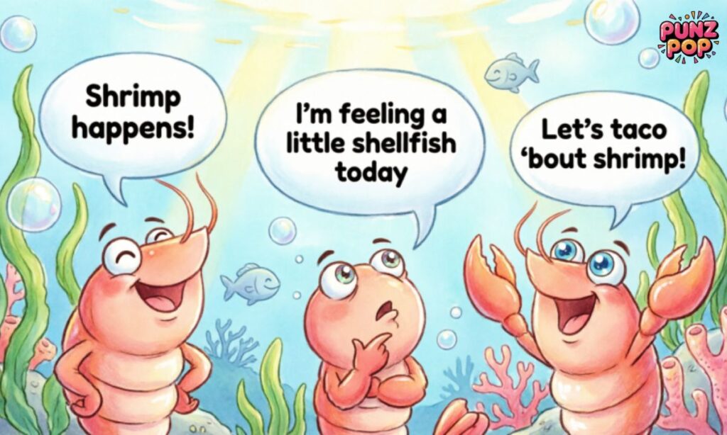 Shrimp Jokes and Wordplay for Kids