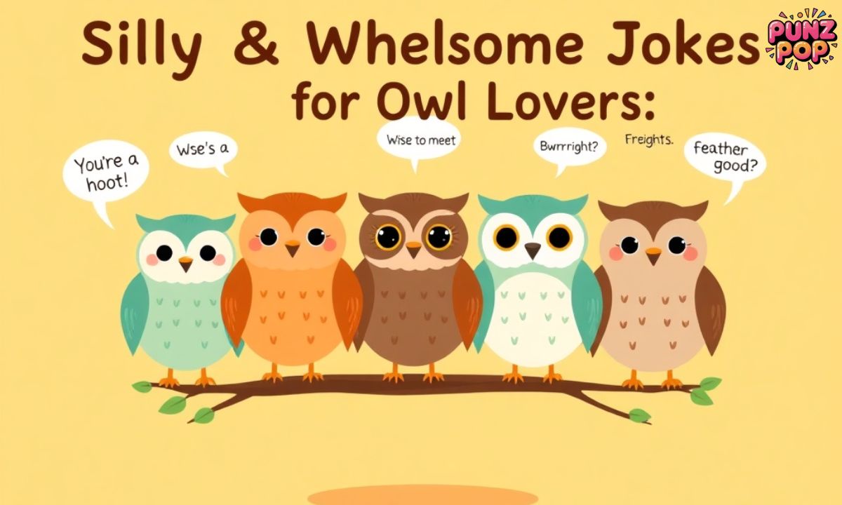 Silly & Wholesome Jokes for Owl Lovers