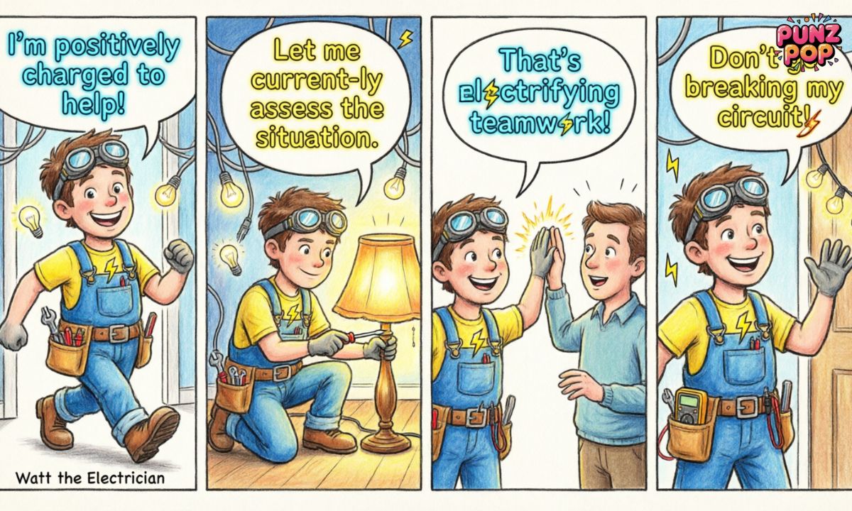 Story-based electricity puns