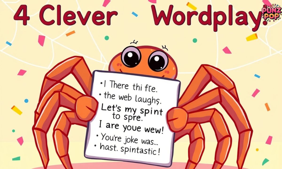 4. Clever Spider Wordplay for Instagram 📸
