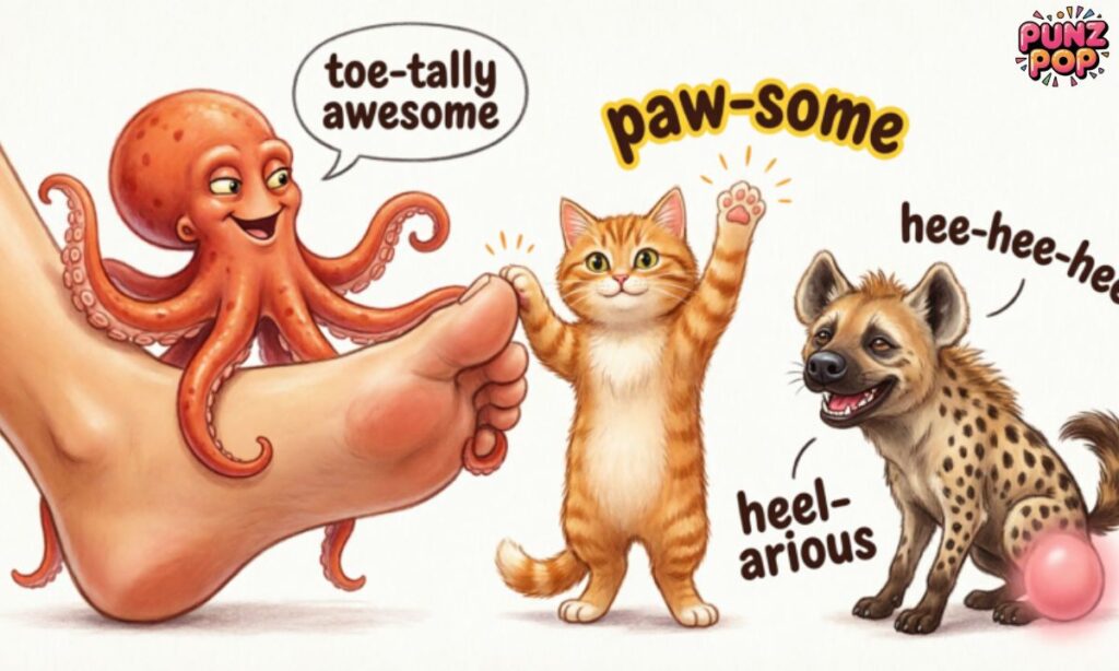 Animal-Themed Toe Puns