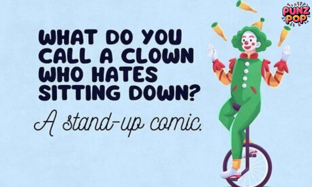 Funny Clown Puns Captions
